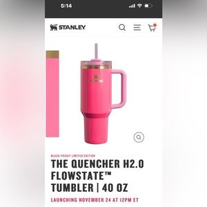 AVAILABLE 11.29!! Limited Edition Stanley Pink Parade 40oz Tumbler